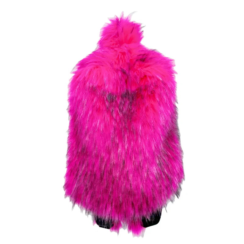 Faux Fur Backpacks for Women Kawaii Woolen Fabric School Bag Y2k Korean Travel Girls Fluffy Backpack Cute Plush Winter Schoolbag