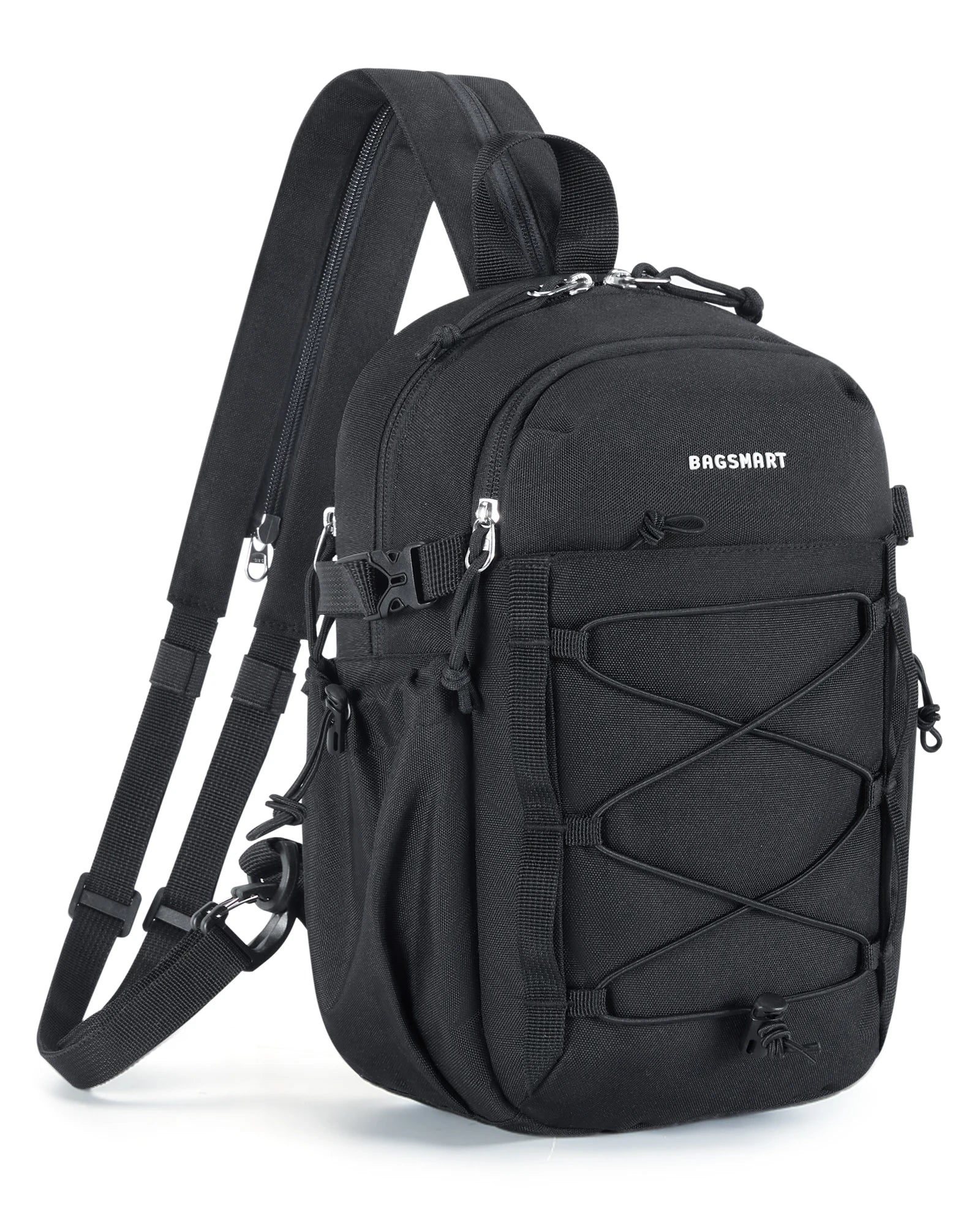 BAGSMART Small Crossbody Sling Bag Casual Sport Chest Shoulder Bag Outdoor Men's and Women's Wallet Travel Purse